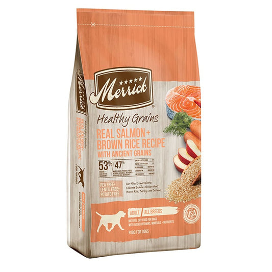 Merrick Dog Grain Salmon and Brown Rice 4Lb - Pet Supplies - Merrick