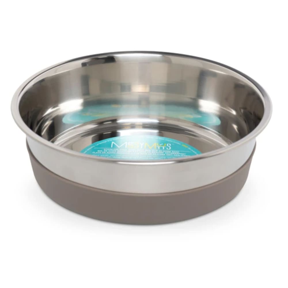 Messy Mutts Dog Bowl Stainless Steel Nonslip Bottom Large - Pet Supplies - Messy Mutts