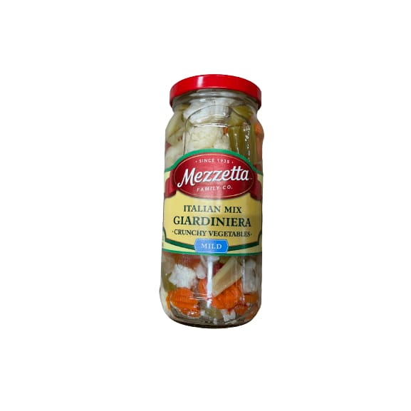 Mezzetta Mezzetta Mild Italian Mix Giardiniera Crunchy Vegetables, 16 fl oz