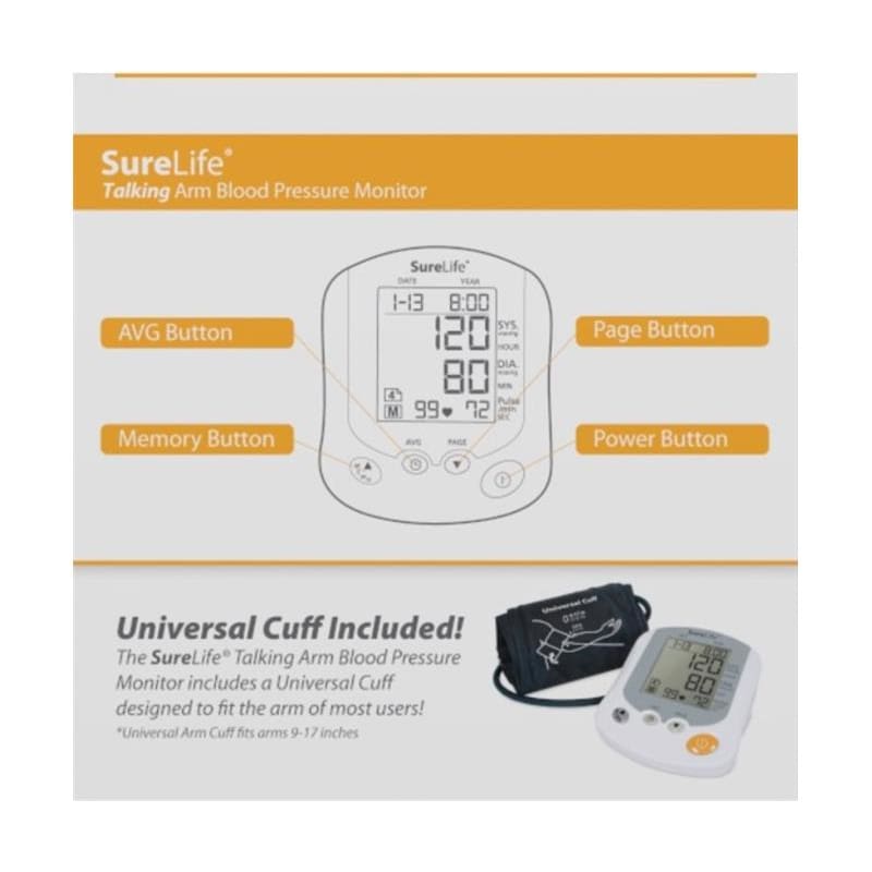 MHC Medical Digital Blood Pressure Kit Talking Auto - Diagnostics >> Blood Pressure - MHC Medical