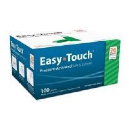 MHC Medical Easytouch Safety Lancet 26G 1.8Mm Box of 100 - Diagnostics >> Lancets - MHC Medical