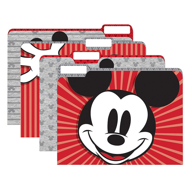 Mickey Mouse Throwback File Folders (Pack of 10) - Folders - Eureka