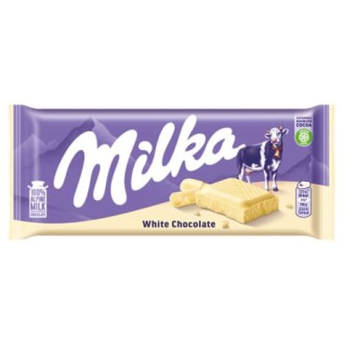 Milka Sweet White Chocolate Bar 3.5 oz (100 g) - Milka