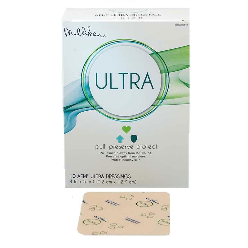 Milliken Healthcare Afm Ultra Foam 4 X 5 Dressing Box of 10 - Wound Care >> Advanced Wound Care >> Foam Dressings - Milliken Healthcare