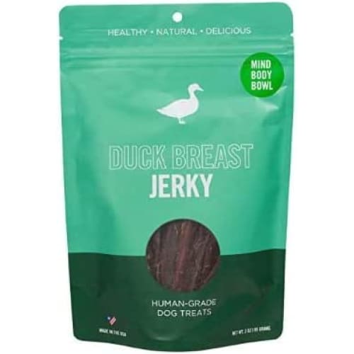 MIND BODY BOWL: Duck Breast Jerky Dog Treat 3 oz - Pet > Dog Treats - MIND BODY BOWL