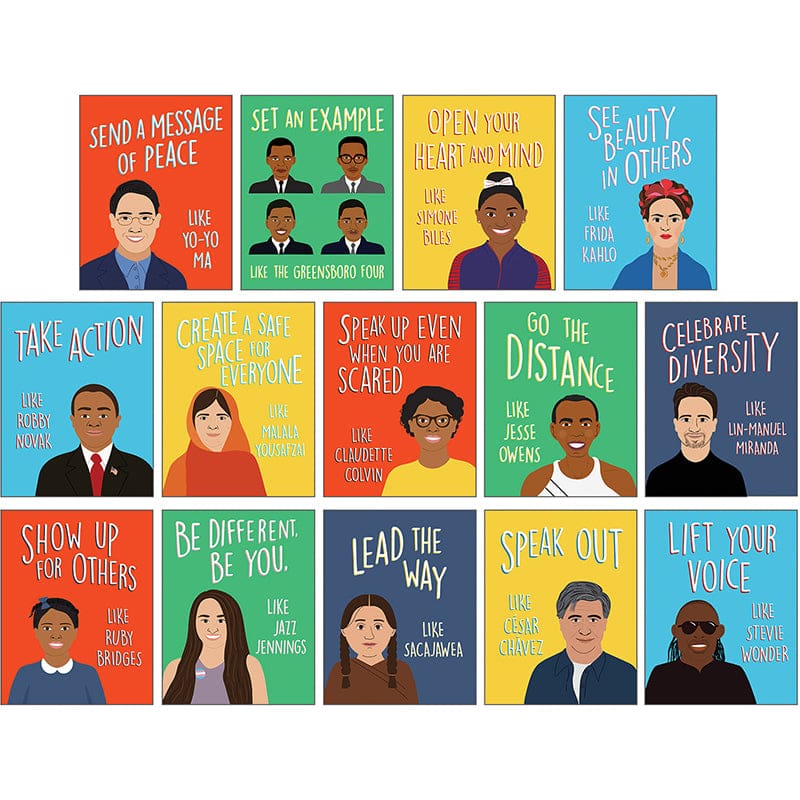 Mini Posters Be An Ally Poster Set (Pack of 6) - Classroom Theme - Carson Dellosa Education