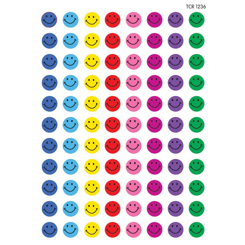 Mini Stickers Happy Faces 528Pk (Pack of 12) - Stickers - Teacher Created Resources