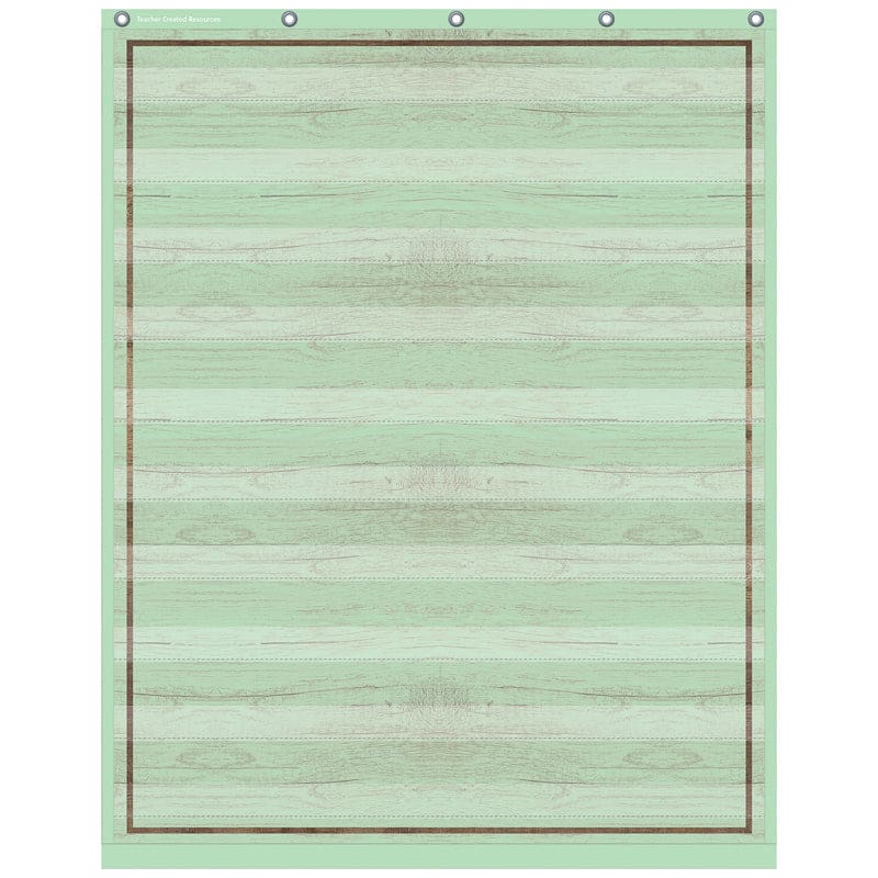 Mint Painted Wood 10 Pocket Chart (Pack of 2) - Pocket Charts - Teacher Created Resources