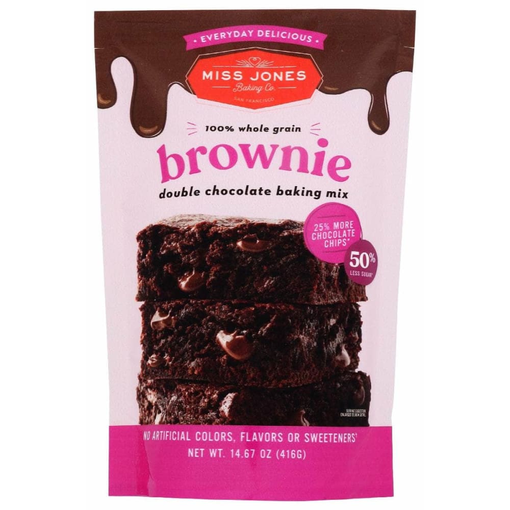 MISS JONES BAKING CO MISS JONES BAKING CO Browne Dble Choc Chip Mix, 14.67 oz