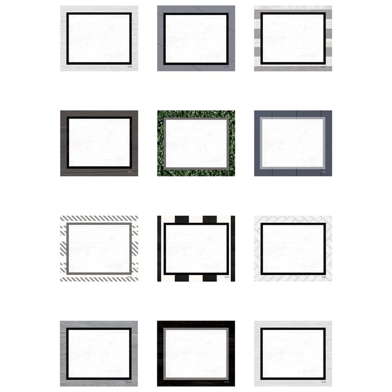 Modern Farmhouse Blank Cards Accnts Mini (Pack of 10) - Accents - Teacher Created Resources