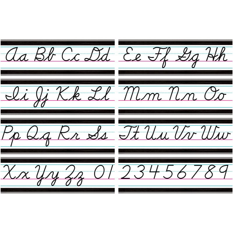 Modern Farmhouse Cursive Bb St (Pack of 3) - Alphabet Lines - Teacher Created Resources