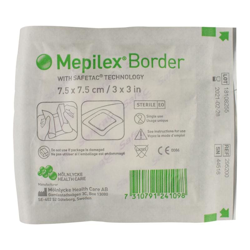 Molnlycke Mepilex Border Foam 3 X 3 Box of 5 - Item Detail - Molnlycke