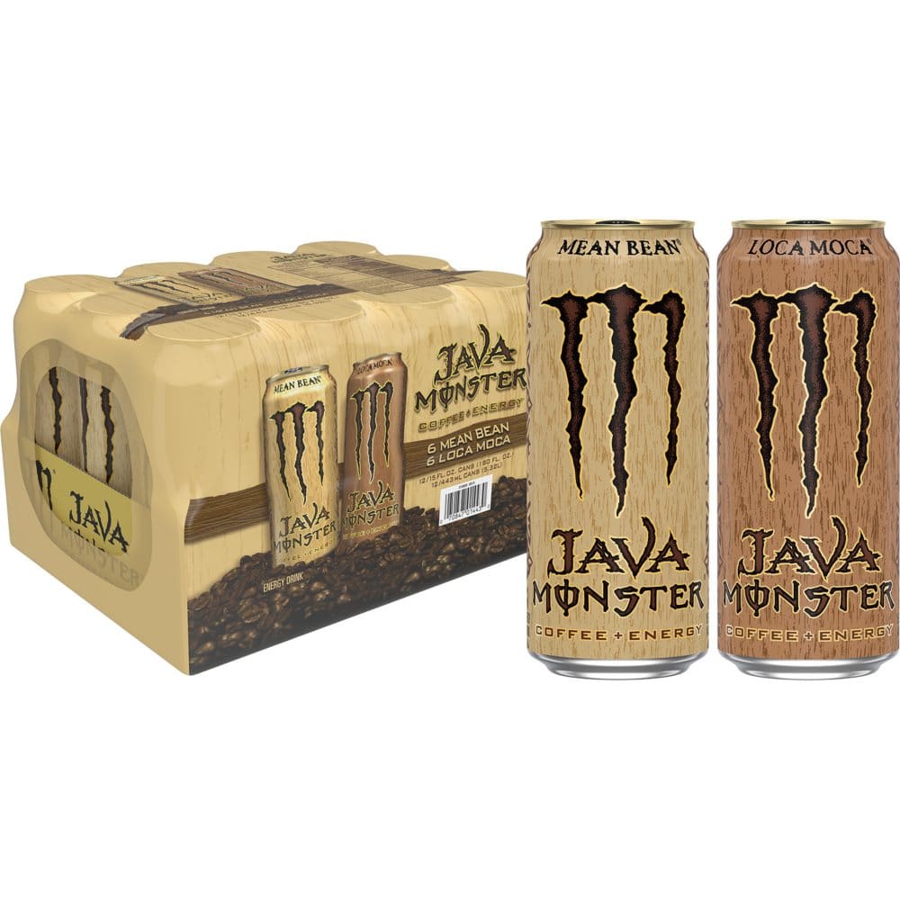 Monster Energy Java Variety Pack (15 oz. 12 pk.) - Energy Drinks - Monster Energy