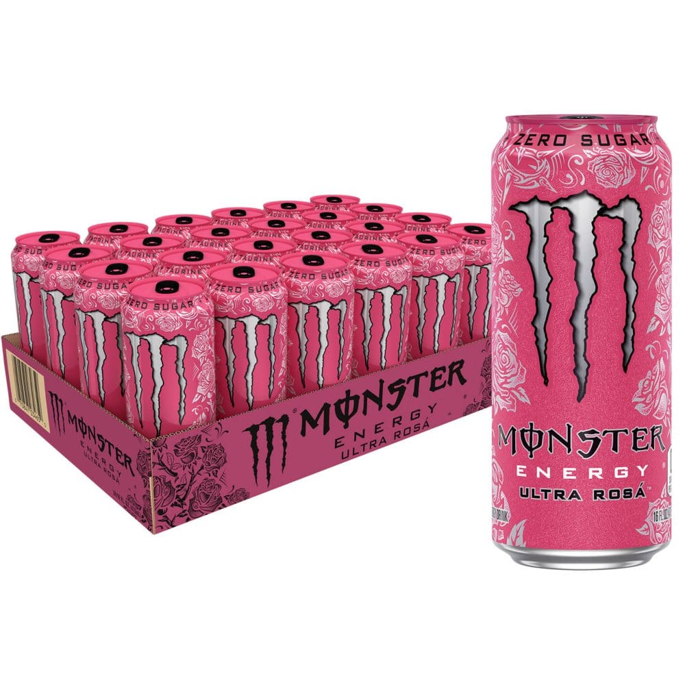 Monster Energy Ultra Rosa (16 oz. 24 pk.) - Energy Drinks - Monster Energy