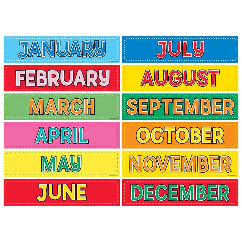 Monthly Calendar Cards (Pack of 6) | ShelHealth