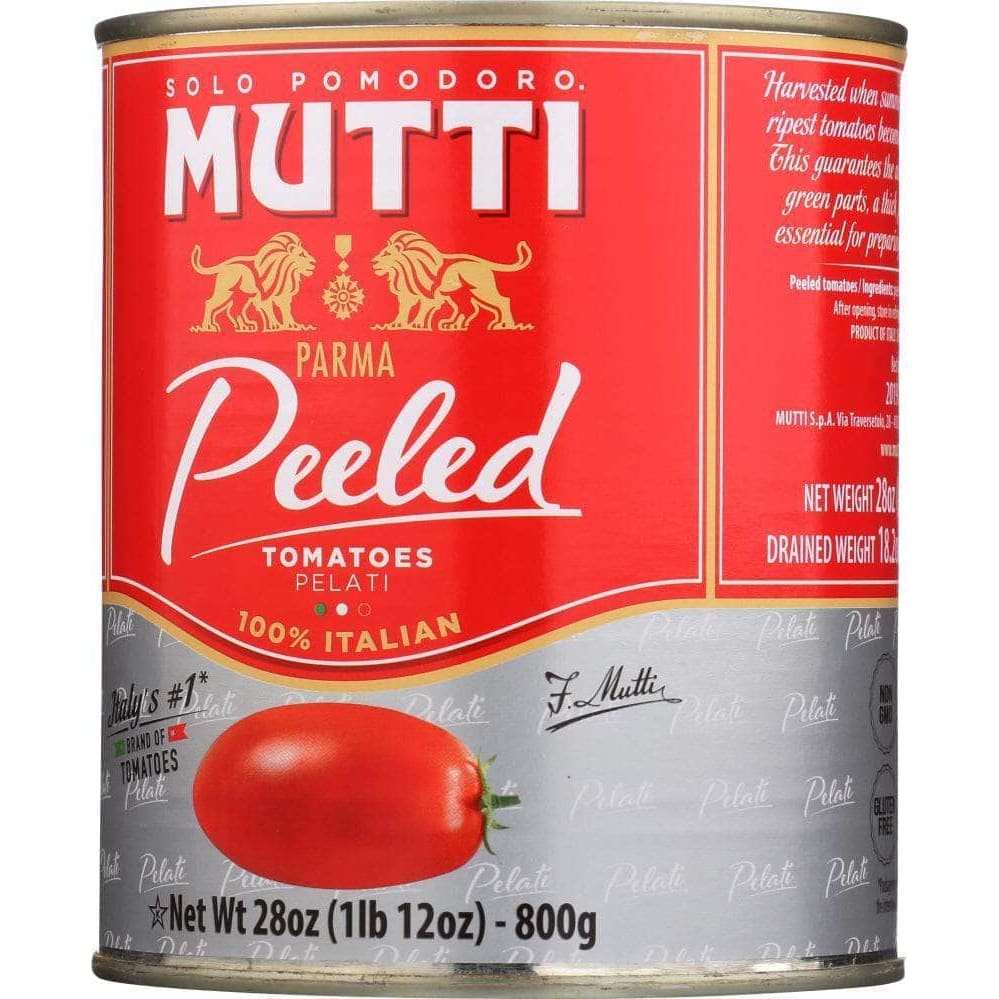 Mutti Mutti Whole Peeled Tomatoes, 28 oz