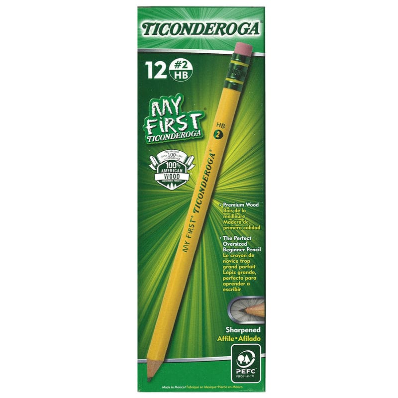 My First Ticonderoga Pencil 1 Dozen (Pack of 6) - Pencils & Accessories - Dixon Ticonderoga Company