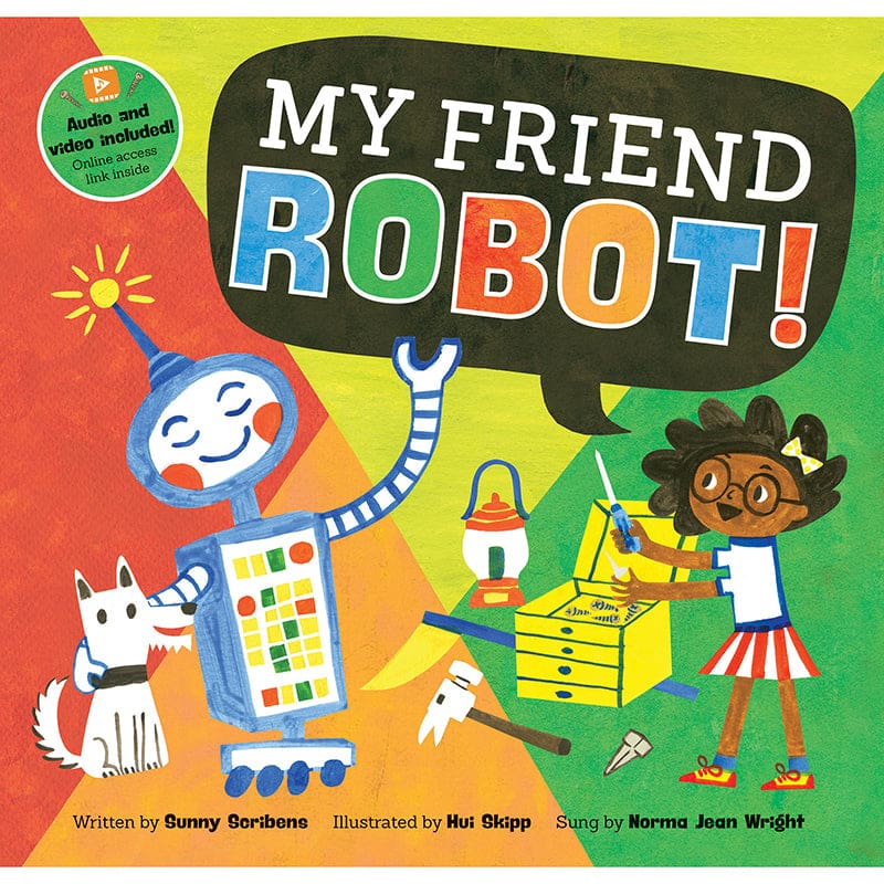 My Friend Robot Book (Pack of 6) - Book With Cassette/CD - Barefoot Books