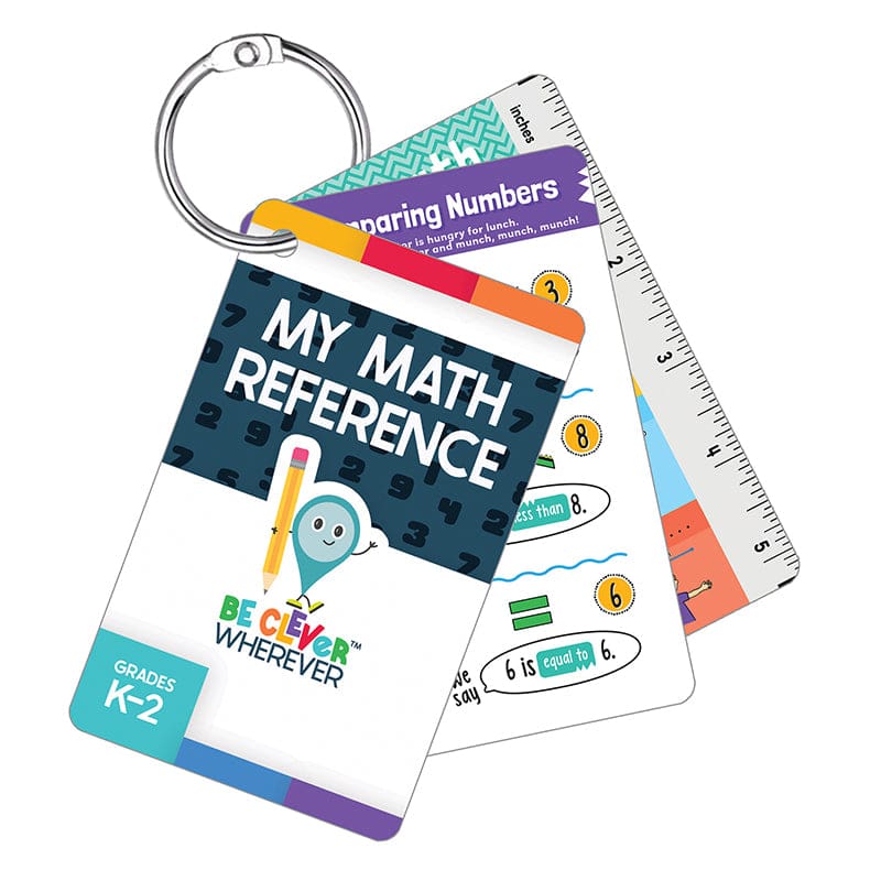 My Math Reference (Pack of 12) - Flash Cards - Carson Dellosa Education