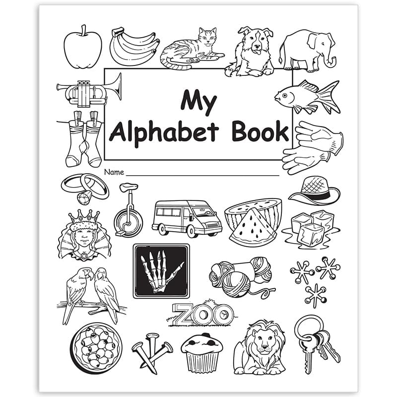 My Own Books My Alphabet Book 10Pk - Handwriting Skills - Teacher Created Resources