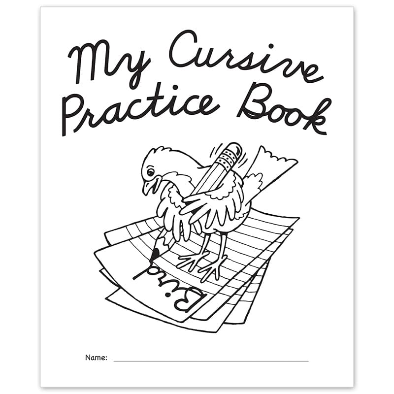 My Own Books Cursive Practice 10Pk - Handwriting Skills - Teacher Created Resources