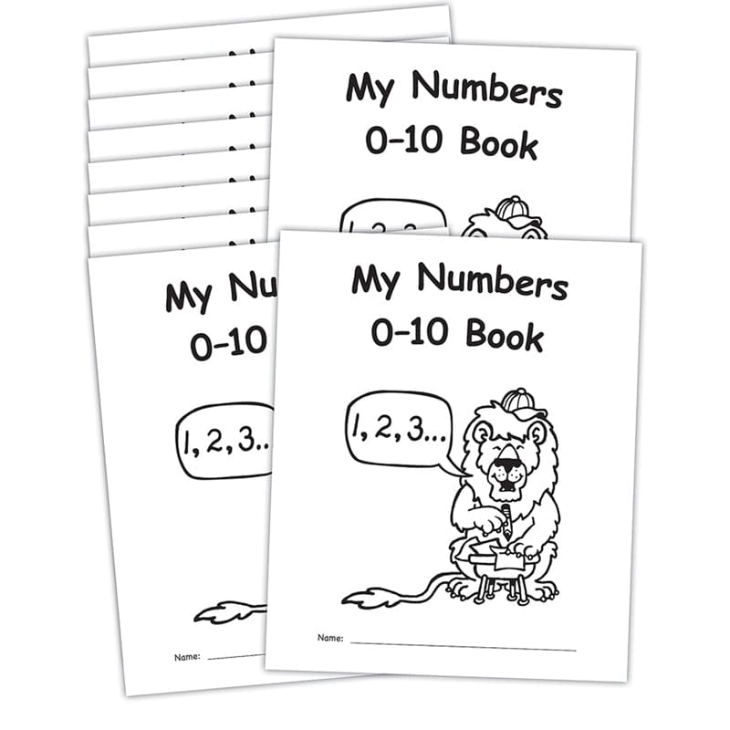 My Own Books My Numbers 0-10 10Pk - Numeration - Teacher Created Resources