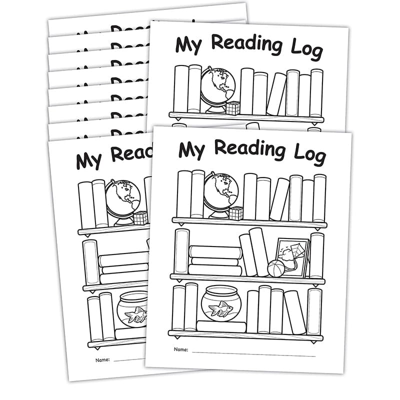 My Own Books My Reading Log 10-Pack - Reading Skills - Teacher Created Resources