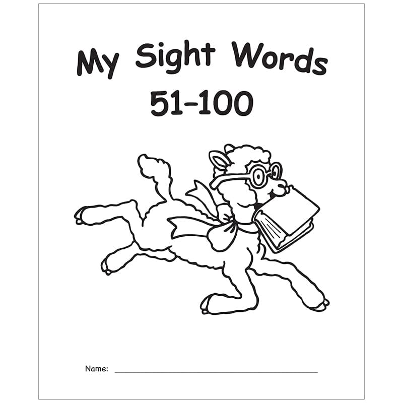 My Own Books My Sight Words 51-100 (Pack of 12) - Sight Words - Teacher Created Resources