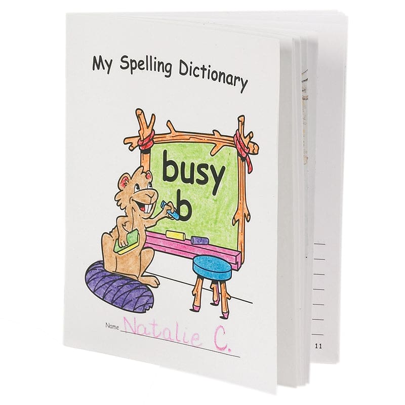 My Spelling Dictionary Pk Of 10 - Spelling Skills - Teacher Created Resources