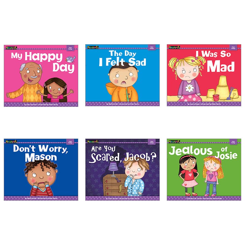 Myself Readers 6Pk I Have Feelings Small Book - Self Awareness - Newmark Learning