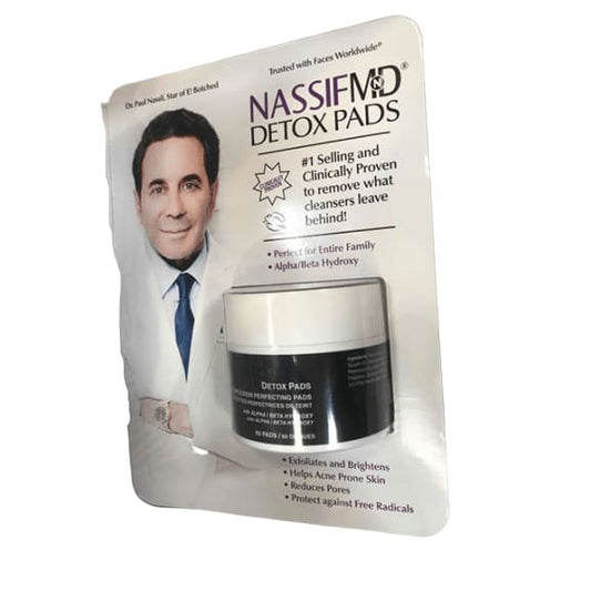 NassifMD Dermaceuticals Complexion Perfecting Detoxification Pads , 60 Count - ShelHealth.Com