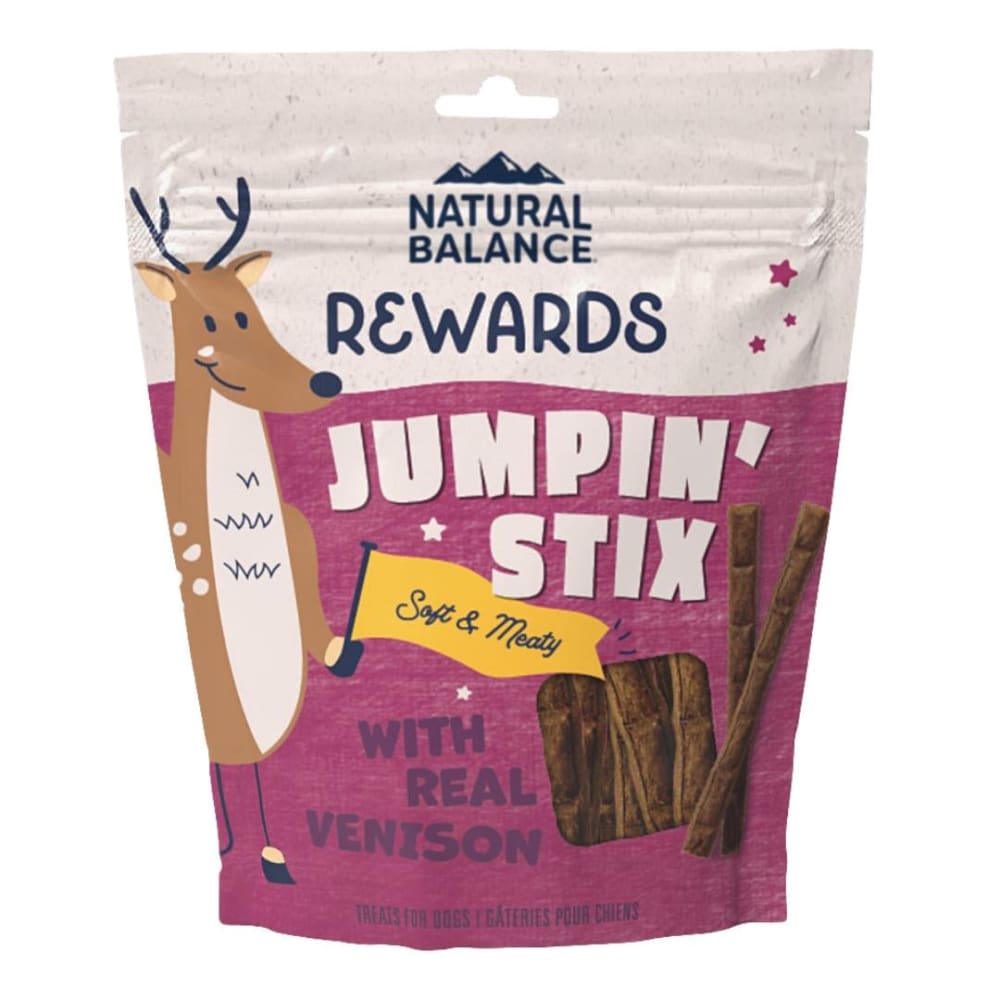 Natural Balance Pet Foods Rewards Jumpin Stix Dog Treats Venison 1ea-10 oz - Pet Supplies - Natural Balance