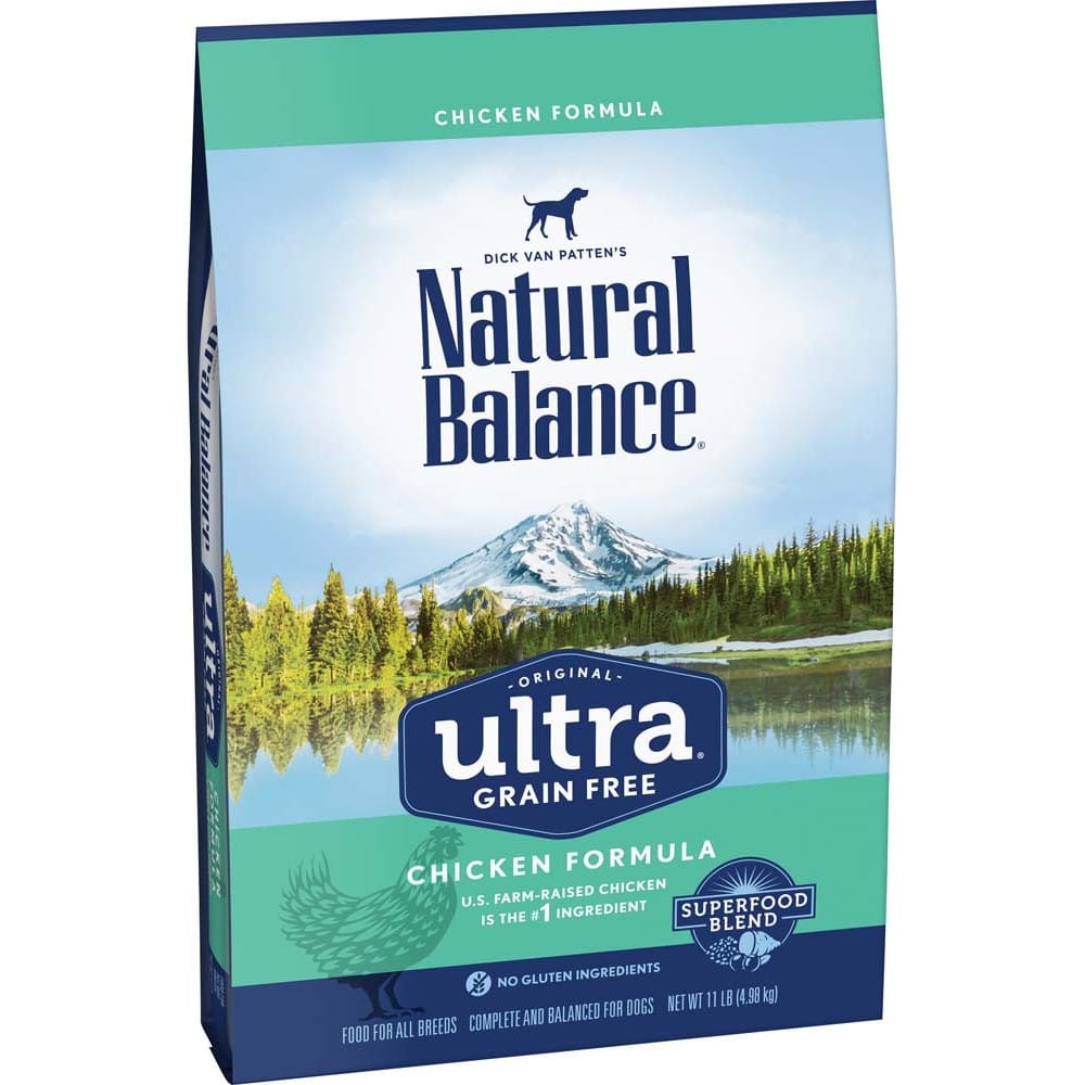 Natural Balance Pet Foods Ultra Grain Free Chicken Formula Dry Dog Food 11 lb - Pet Supplies - Natural Balance