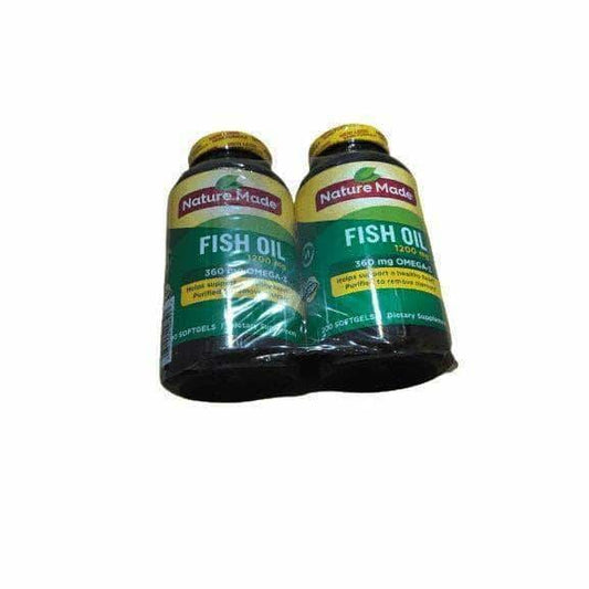 Nature Made Fish OIL 1200 Mg, 360 Mg Omega-3 ( 400 Liquid Softgels) - ShelHealth.Com