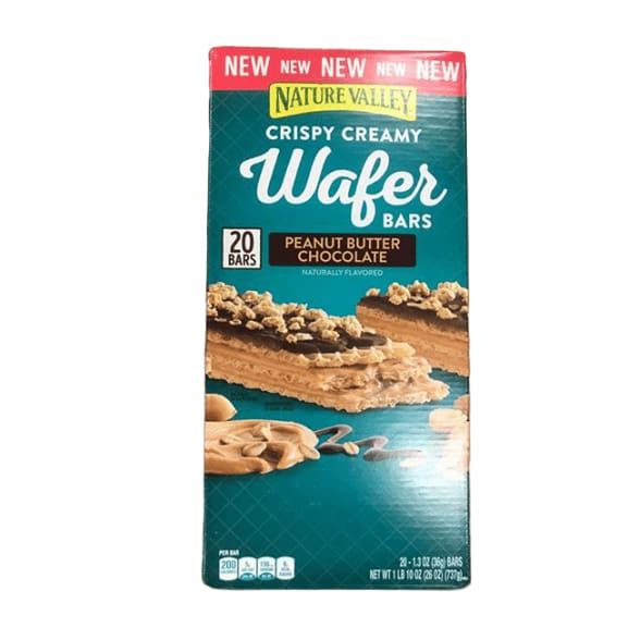 Nature Valley Peanut Butter Crispy Creamy Wafer Bars, 20 ct. - ShelHealth.Com