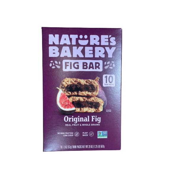 Nature's Bakery Nature's Bakery  Fig Bars, 10 Twin Packs, Multiple Choice Flavor, 20 Oz