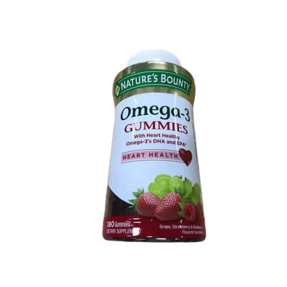 Nature's Bounty Omega-3, 180 Gummies - ShelHealth.Com