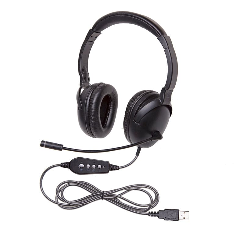 Neotech Headphone With Mic & Usb Plug Plus Series - Headphones - Califone International