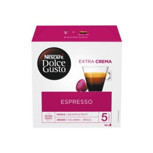 Nescafe Dolce Gusto Extra Crema Espresso Coffee Capsules 16 pcs. - NESCAFE DOLCE GUSTO