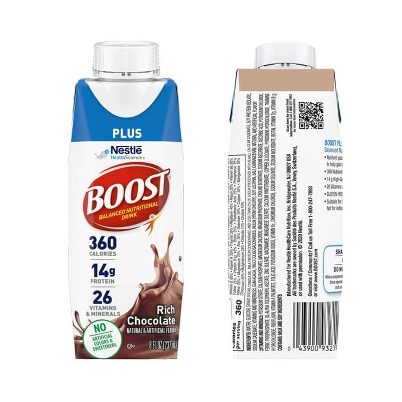 Nestle Boost Plus Rich Chocolate 8Oz Case of 24 - Item Detail - Nestle