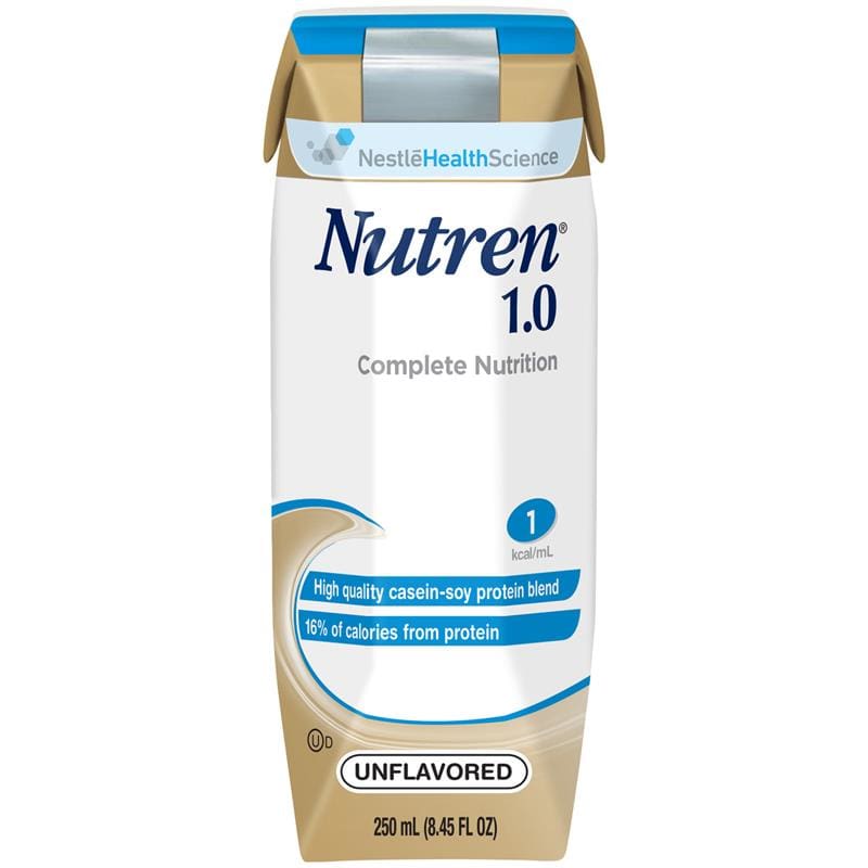 Nestle Nutren 1.0 Unflavored 8Oz Case of 24 - Nutrition >> Nutritionals - Nestle