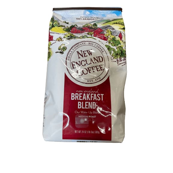 New England Coffee New England Coffee Breakfast Blend Ground Coffee, 24 Oz, Bag