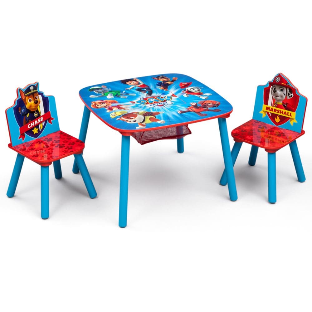 Nick Jr. PAW Patrol Table and Chair Set with Storage by Delta Children - Kids Furniture - Nick