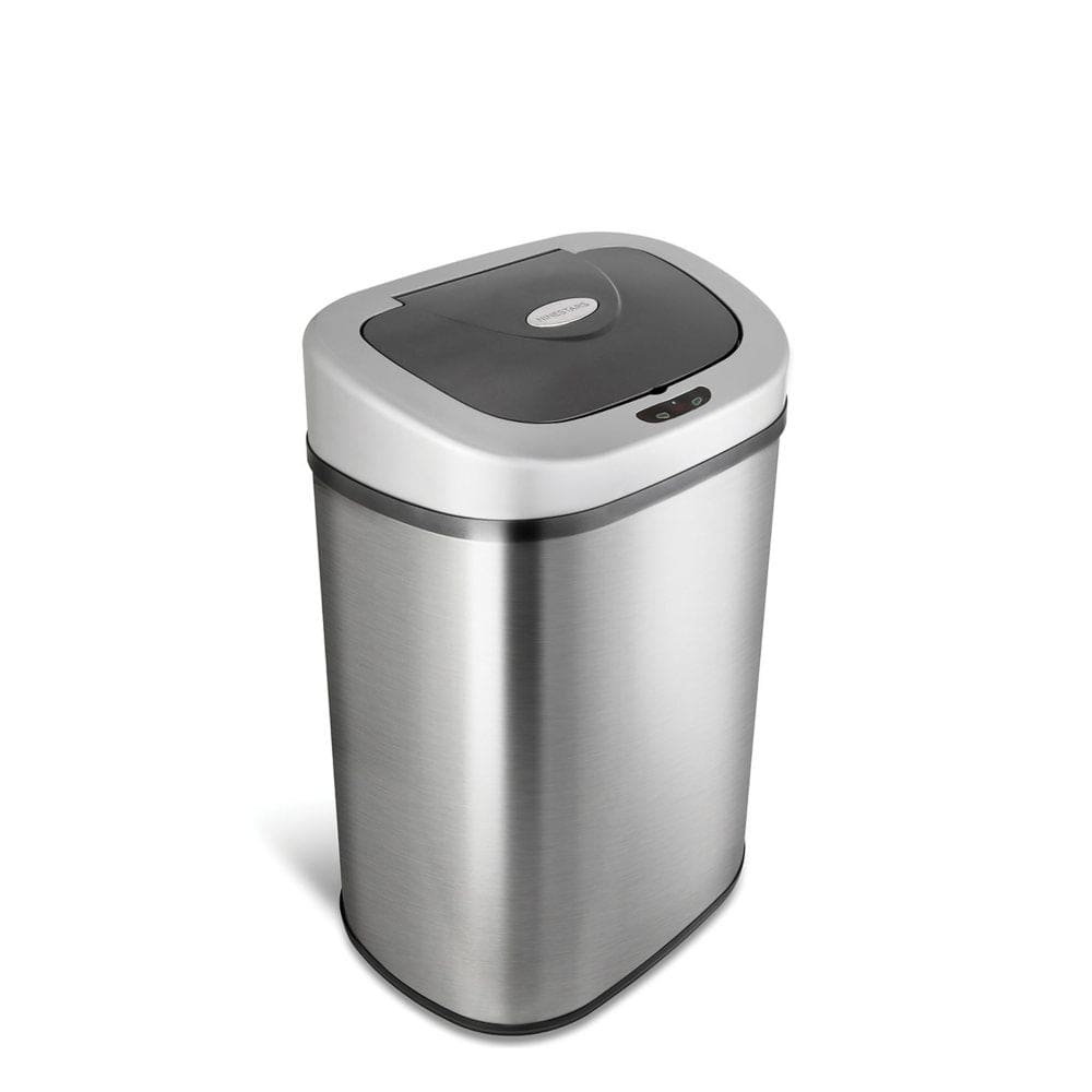 Nine Stars Sensor Trash Can Stainless Steel (21.1 gal) - Trash Cans - Nine