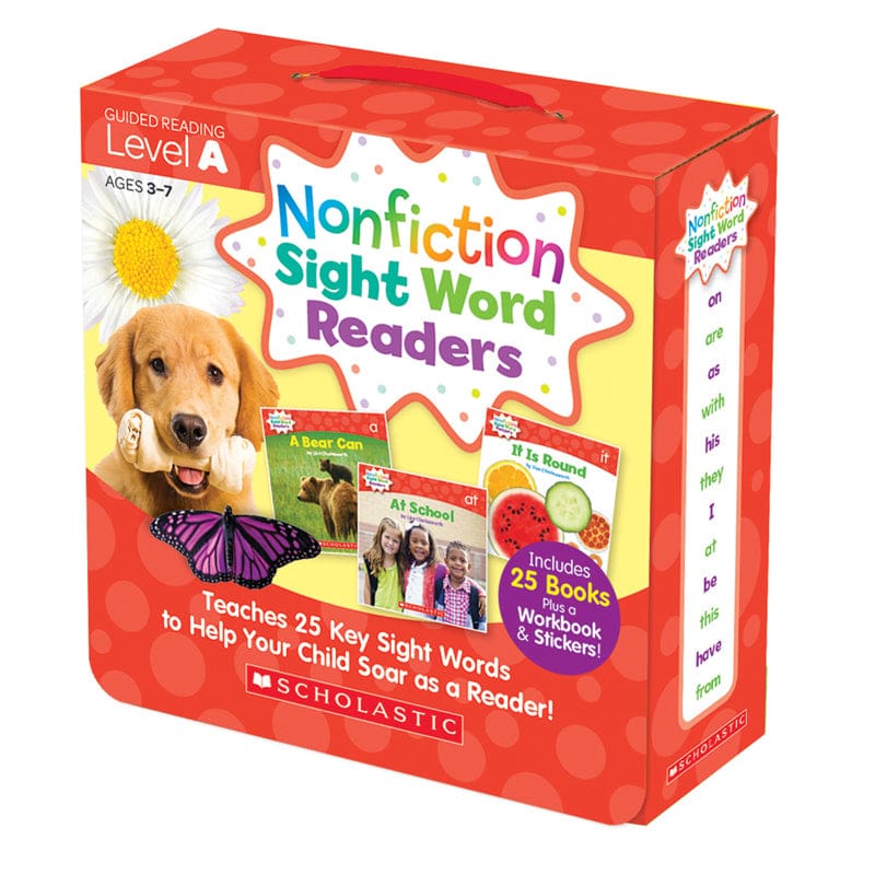 Nonfiction Sight Word Readers Lvl A Parent Pack - Sight Words - Scholastic Teaching Resources