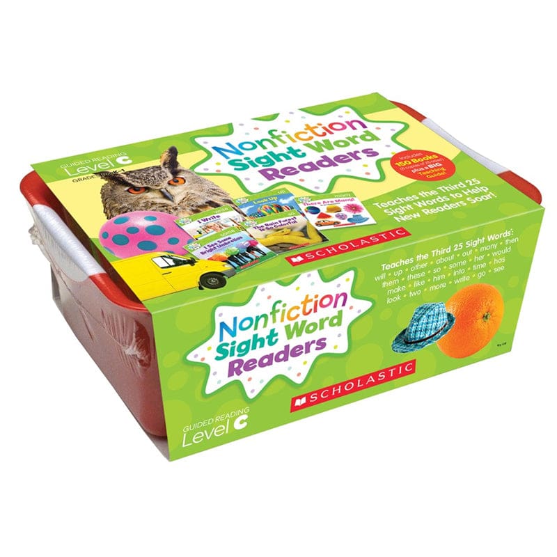 Nonfiction Sight Word Readers Lvl C Classroom Tub - Sight Words - Scholastic Teaching Resources