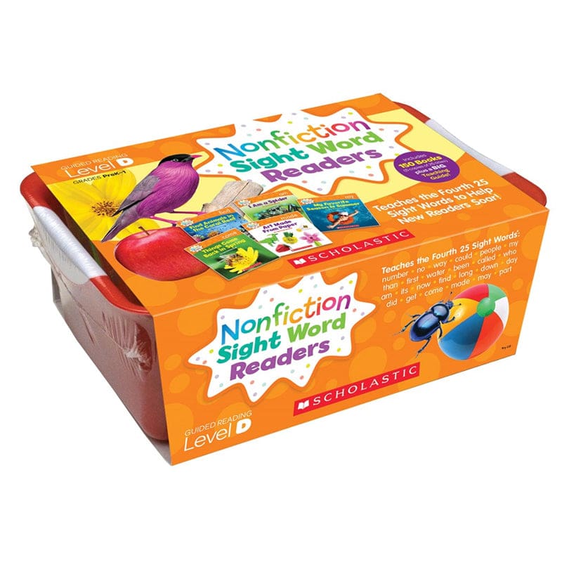 Nonfiction Sight Word Readers Lvl D Classroom Tub - Sight Words - Scholastic Teaching Resources