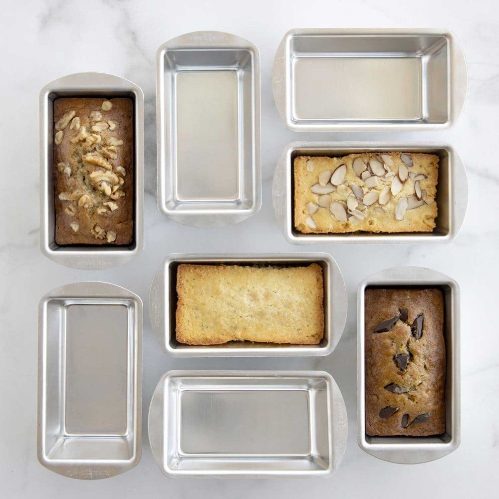 Nordic Ware Natural Aluminum Mini Loaf Pan 8 pack - Bakeware - Nordic Ware