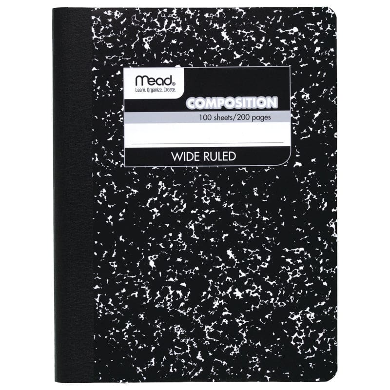 Notebook Composition 100Sht 9 3/4 X 7 1/2 (Pack of 12) - Note Books & Pads - Mead - Acco Brands Usa LLC