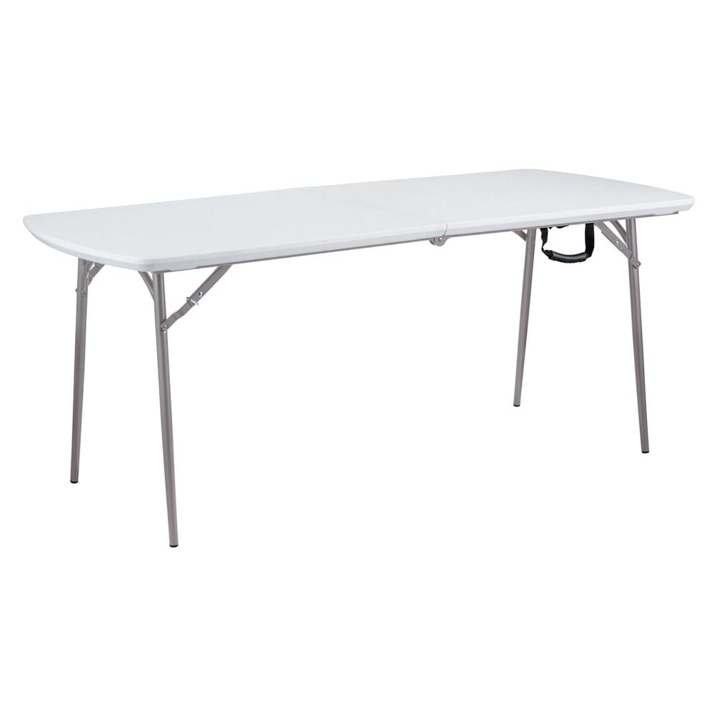 NPS 30 x 72 Heavy-Duty Fold-in-Half Table Speckled Gray - Folding & Stackable Furniture - NPS